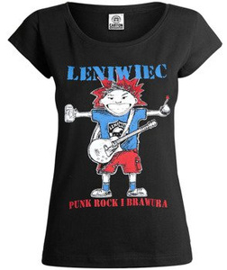 bluzka damska LENIWIEC - PUNK ROCK I BRAWURA