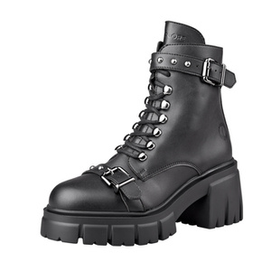 botki damskie ALTERCORE czarne (TILARA VEGAN BLACK)