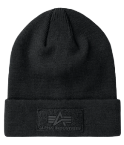 czapka ALPHA INDUSTRIES - VLC BLACK