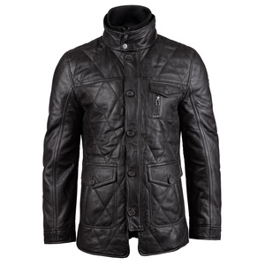 kurtka skórzana MMCASSIMO DARK BROWN