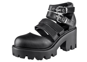buty damskie na obcasie ALTERCORE czarne (RAMONA VEGAN BLACK)