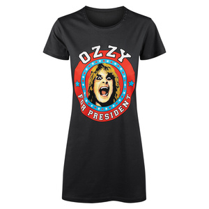tunika OZZY OSBOURNE - OZZY FOR PRESIDENT ciemnoszara