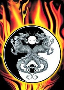 plakat YIN-YANG DRAGONS