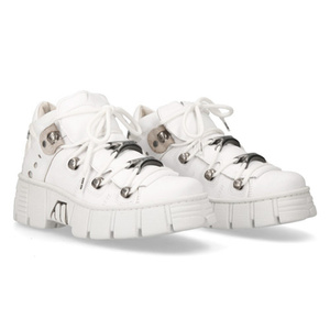 buty NEW ROCK NAPA BLANCA, TOWER CASCO BLANCO LATERAL [M-WALL106N-S3]