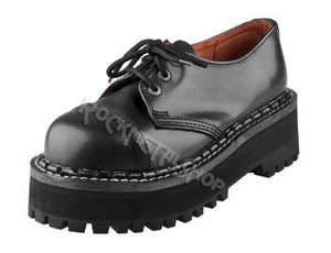 glany na wysokiej podeszwie STEADY'S - 3 dziurki, czarne (STE/3/PODS-2,5)