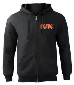 bluza AC/DC - HIGH VOLTAGE, rozpinana z kapturem