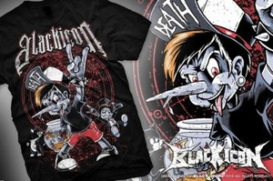 koszulka BLACK ICON - PINOCHIO (MICON114 BLACK)