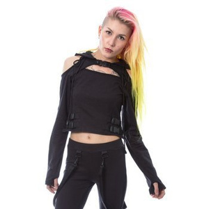 bluzka damska CHEMICAL BLACK - VITA TOP