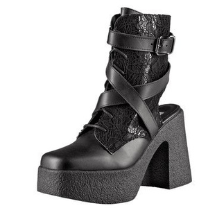 botki damskie ALTERCORE czarne (HILDA VEGAN BLACK)