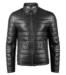 kurtka skórzana GMCOMRIE LACEV BLACK