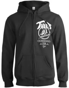 bluza TURBO - 40 YEARS rozpinana, z kapturem