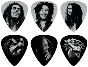 zestaw kostek BOB MARLEY - SILVER (BOB-PT03M)