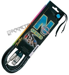 przewód mikrofonowy BOSTON N-SERIES NEUTRIK: XLR żeński -  DUŻY JACK stereo (6.3mm) / 5m