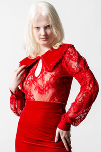 bluzka damska KILLSTAR - BITE TONIGHT (SCARLET)