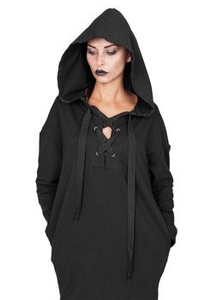 bluza/sukienka AMENOMEN - BLACK