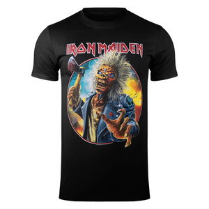 koszulka IRON MAIDEN - AXE EDDIE RED WHITE CIRCLE