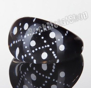 pierścień PATTERN czarny