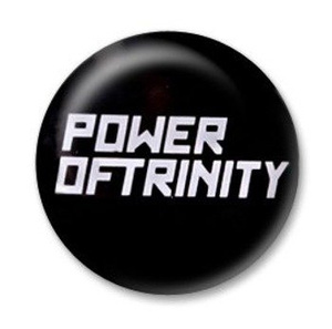 przypinka POWER OF TRINITY - LOGO