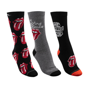 skarpetki THE ROLLING STONES - ASSORTED CREW zestaw 3 par