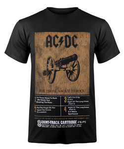 koszulka AC/DC - 8 TRACK