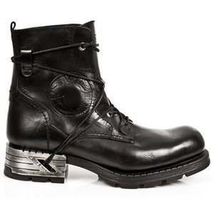 buty NEW ROCK ITALI NEGRO, MOTOROCK NEGRO TACON ACERO M.MR002-C10