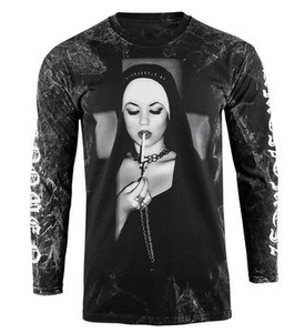 longsleeve AMENOMEN - SMOKING NUN (OMEN078LO ALLPRINT WHITE)