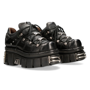 buty NEW ROCK ITALI NEGRO, ITALI NEGRO, ITALI NEGRO, TOWER NEGRO E14 ACERO + lateral + puntera + trasera [M-120N-S27]