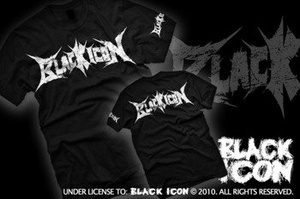 koszulka BLACK ICON - LOGO (MICON038 BLACK)