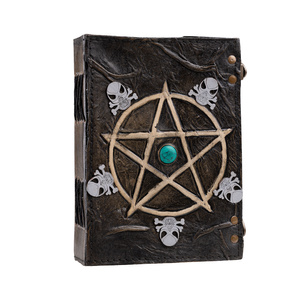 notes/zeszyt w skórzanej oprawie CELTIC PENTACLE