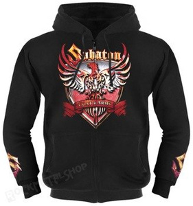 bluza SABATON - FIRST TO FIGHT rozpinana z kapturem