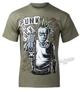 koszulka BLACK ICON - OLD PUNK (MICON027 OLIVE)