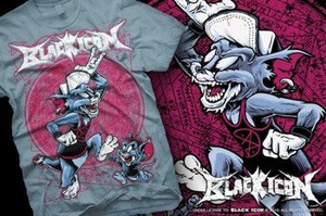 koszulka BLACK ICON - TOM AND JERRY (MICON036 SKY BLUE)