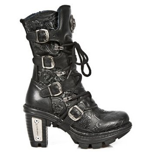 buty damskie NEW ROCK VINTAGE FLOWER NEGRO NOMADA NEGRO NEOTRAIL NEG [M.NEOTR005-C4]