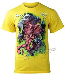 koszulka BLACK ICON - PIRANHA ATTACK żółta (MICON057 YELLOW)