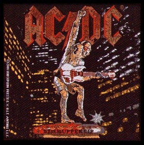 naszywka AC/DC - STIFF UPPER LIP