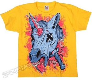koszulka dla dzieci BLACK ICON - UNICORPSE żółta (JICON105YELOW)