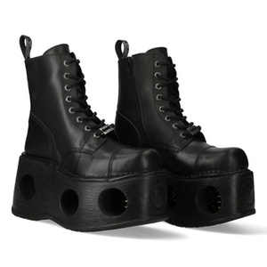 buty NEW ROCK NOMADA NEGRO, SPACE MUELLES NEGRO + CUCHILLA [M.NEWMILI083-S42]