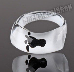 pierścień FOOT biały