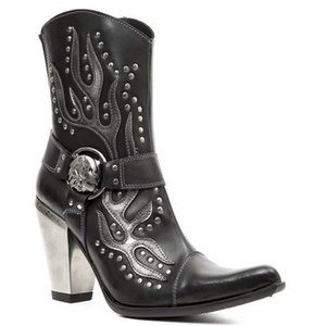 buty damskie NOMADA NEGRO, BOX PLANE, BULL ACERO [M.7919-S1]