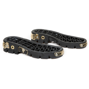 podeszwy NEW ROCK -  REACTOR NEGRO-ORO- TOBERAS ORIF. Y CANAL (HERRAJES ORO)