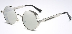 okulary LENONKI STEAMPUNK RETRO LUSTRZANKI SILVER