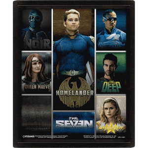 obraz w ramie 3D THE BOYS - THE SEVEN