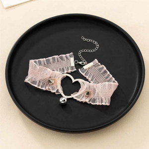 naszyjnik/choker  HEART (pink)