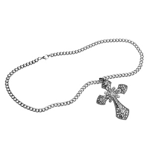 wisior + łańcuch GOTHIC CROSS CRYSTAL EYES