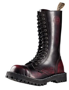 glany STEEL - RED / BLACK (15 dziurek)