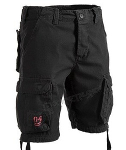 spodnie bojówki krótkie AIRBORNE VINTAGE BLACK