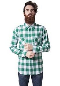 koszula CHECKED FLANELL wht/gnr