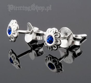 kolczyki do uszu KWIATEK NIEB