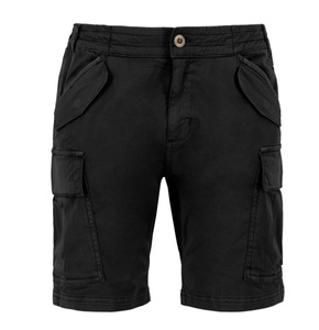 spodnie bojówki krótkie ALPHA INDUSTRIES - AIRMAN SHORT BLACK