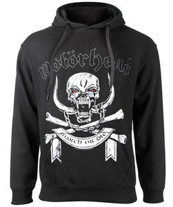 bluza MOTORHEAD - MARCH OR DIE, kangurka z kapturem
